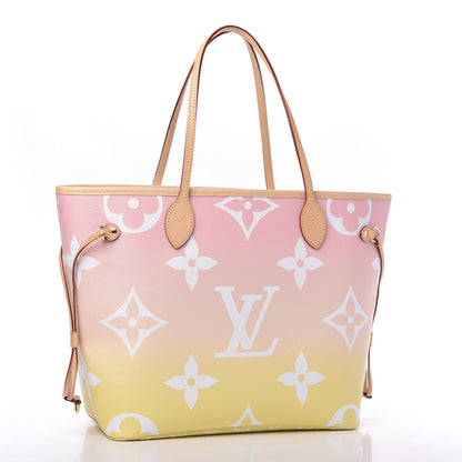 Louis Vuitton Monogram Giant By The Pool Neverfull MM Light Pink 3 of 9
