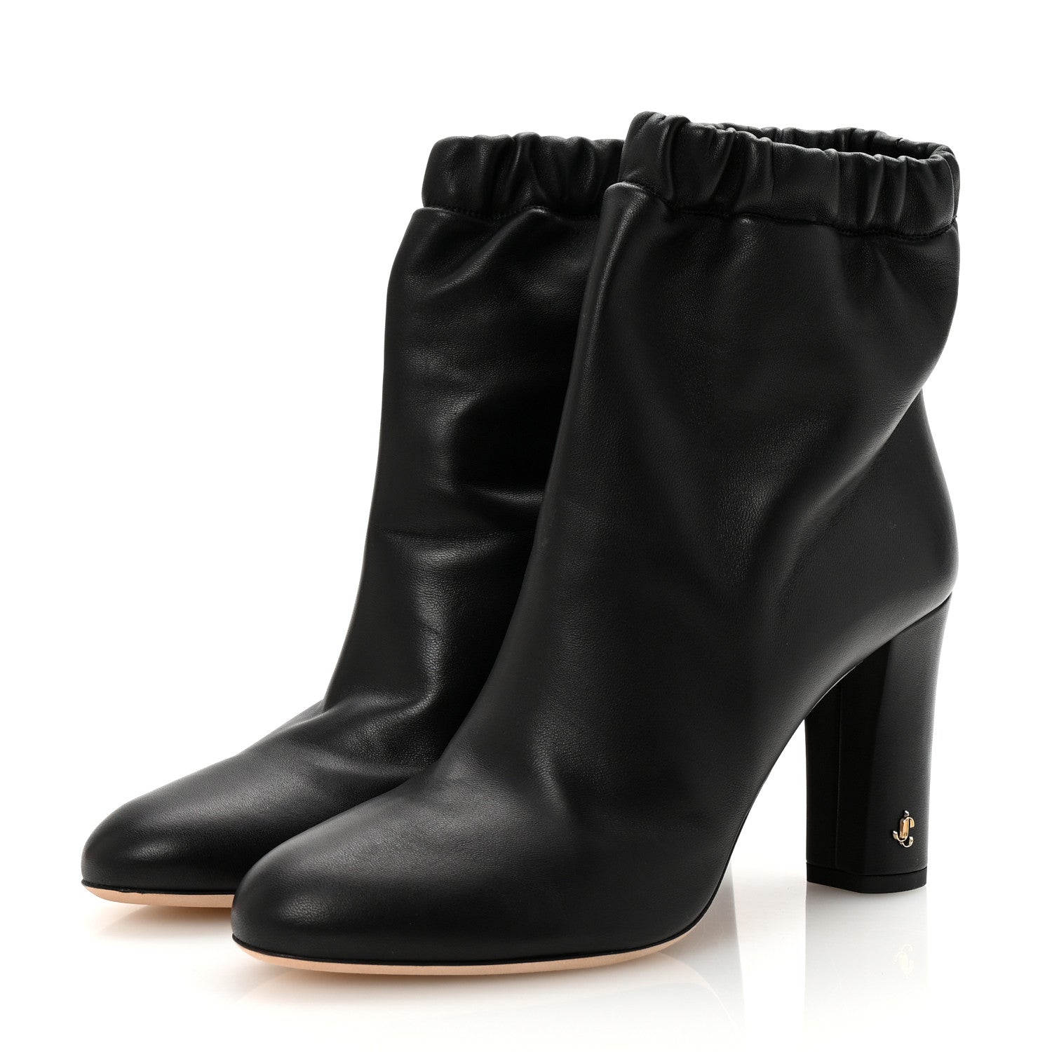 Jimmy Choo Calfskin Marva 85 Ankle Boots 40 Black 4 of 8