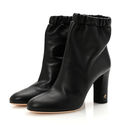 Jimmy Choo Calfskin Marva 85 Ankle Boots 40 Black 4 of 8