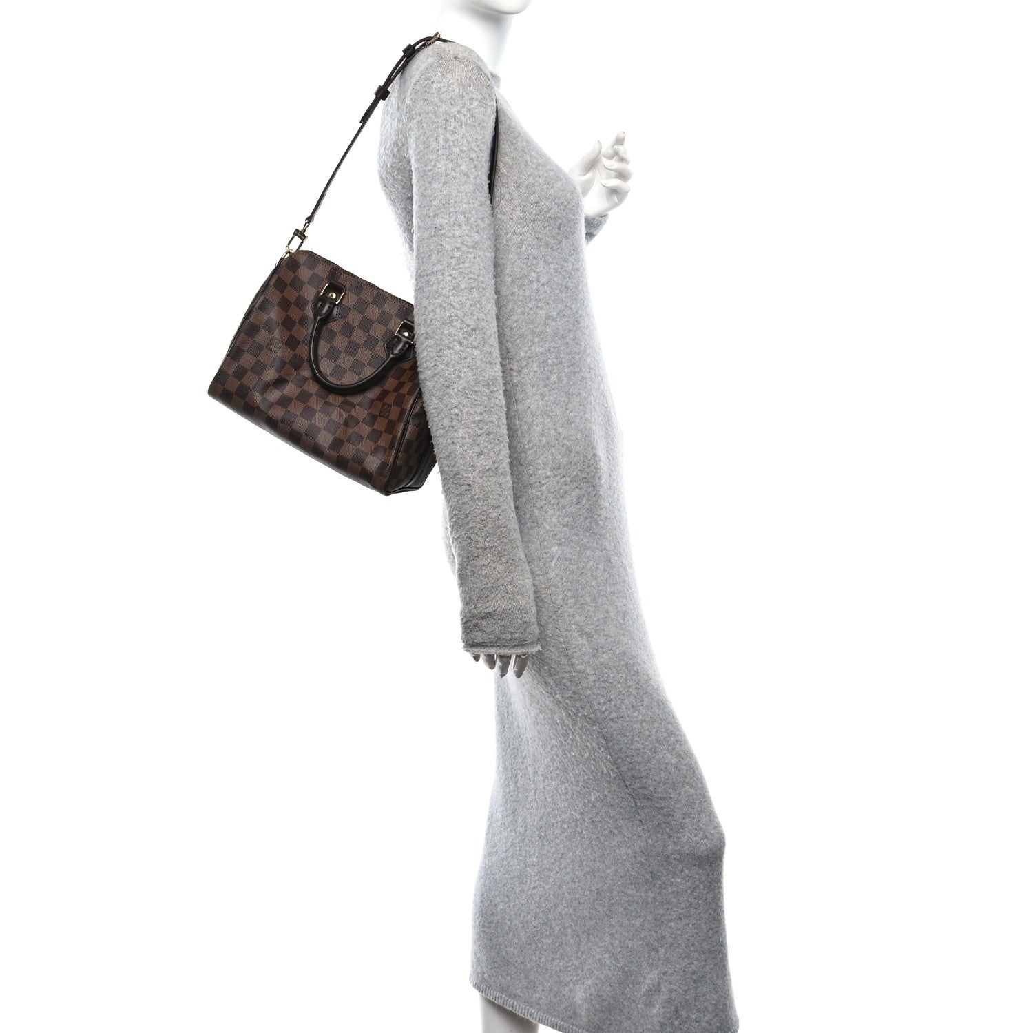 Louis Vuitton Damier Ebene Speedy Bandouliere 25 4 of 17