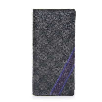Louis Vuitton Damier Graphite My LV Heritage Brazza Wallet Raisin Violet 1 of 7