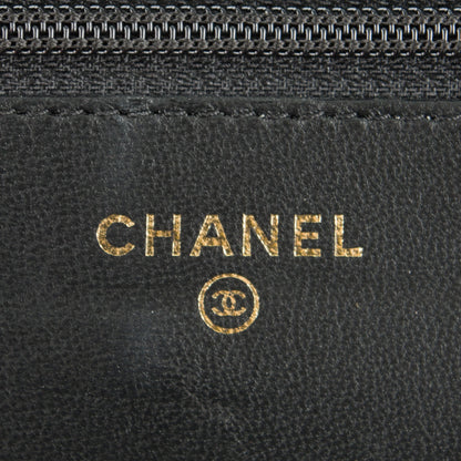 Chanel Lambskin Quilted Trendy CC Wallet On Chain WOC Black 7 of 10