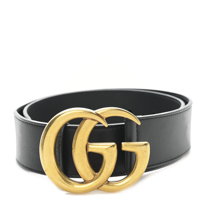 Gucci Calfskin Double G 40mm Belt 65 26 Black 1 of 4