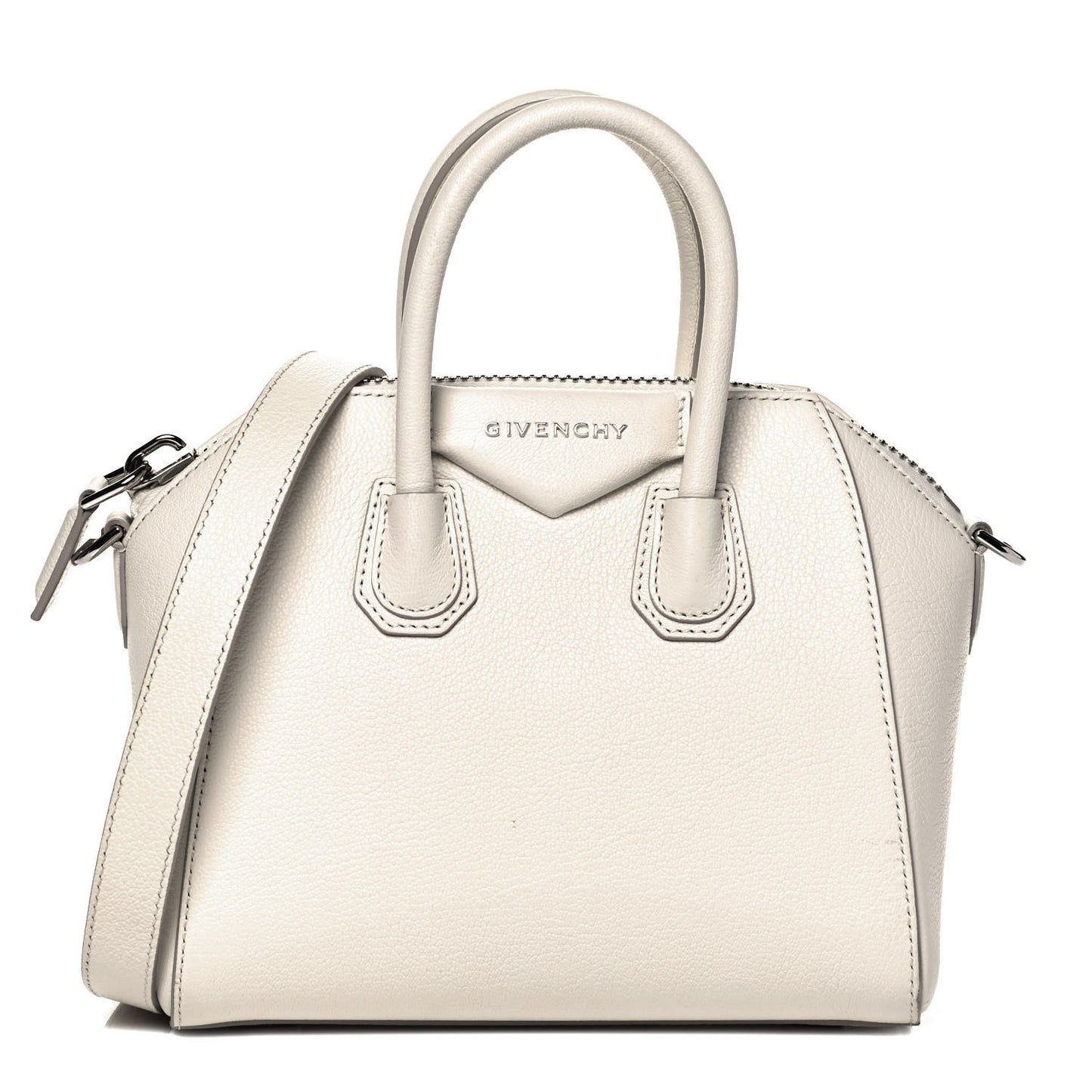 Sugar Goatskin Mini Antigona White