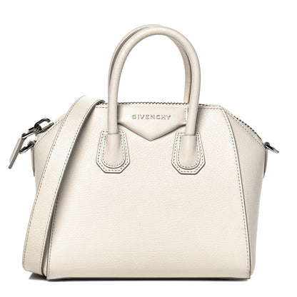Givenchy Sugar Goatskin Mini Antigona White 1 of 9