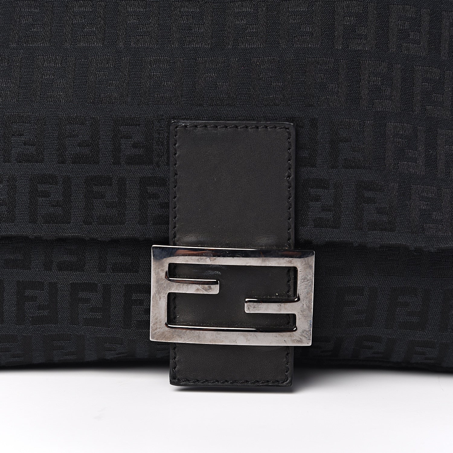 Fendi Zucchino Mama Baguette Black 8 of 8