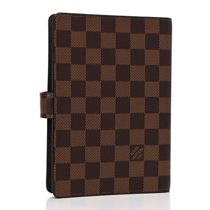 Louis Vuitton Damier Ebene Medium Ring Agenda Cover 3 of 9