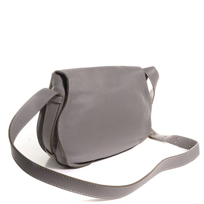 Chloe Calfskin Medium Marcie Round Crossbody Bag Cashmere Grey 3 of 10