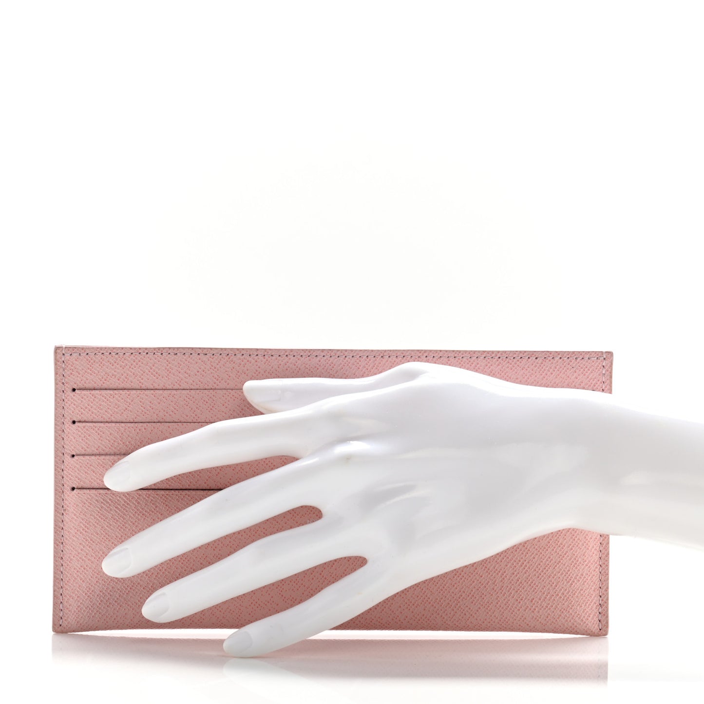 Calfskin Felicie Card Holder Insert Rose Ballerine