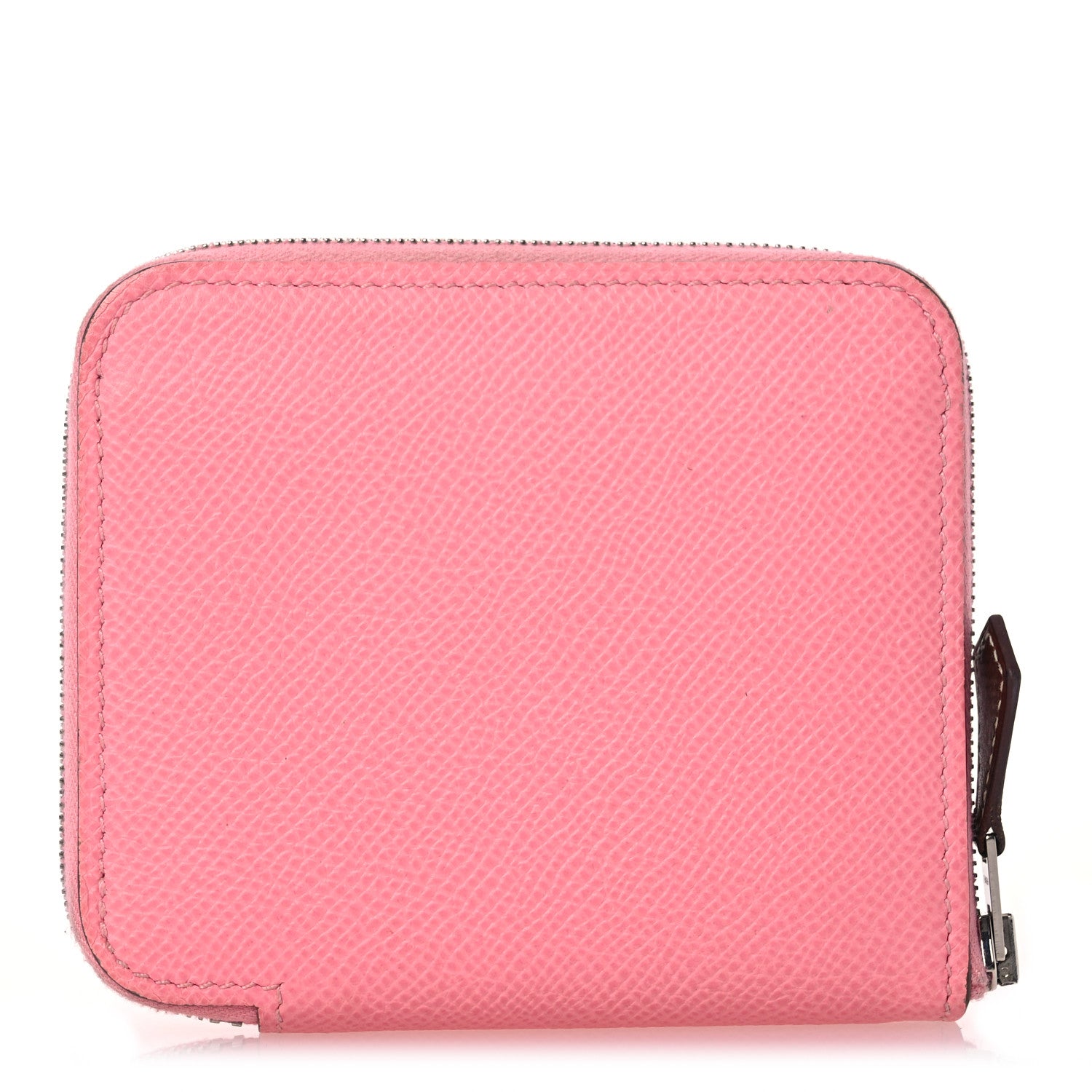 Hermes Epsom Silk'in Compact Wallet Rose Confetti 1 of 12