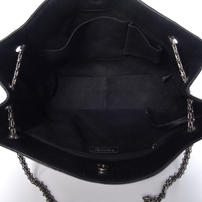 Chanel Aged Calfskin Quilted Reissue 2.55 Tote Black 5 of 9