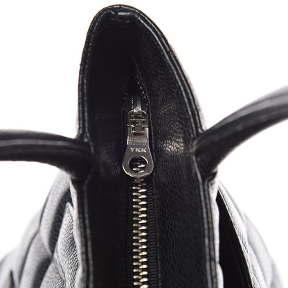 Chanel Caviar Quilted Medallion Tote Black 12 of 20