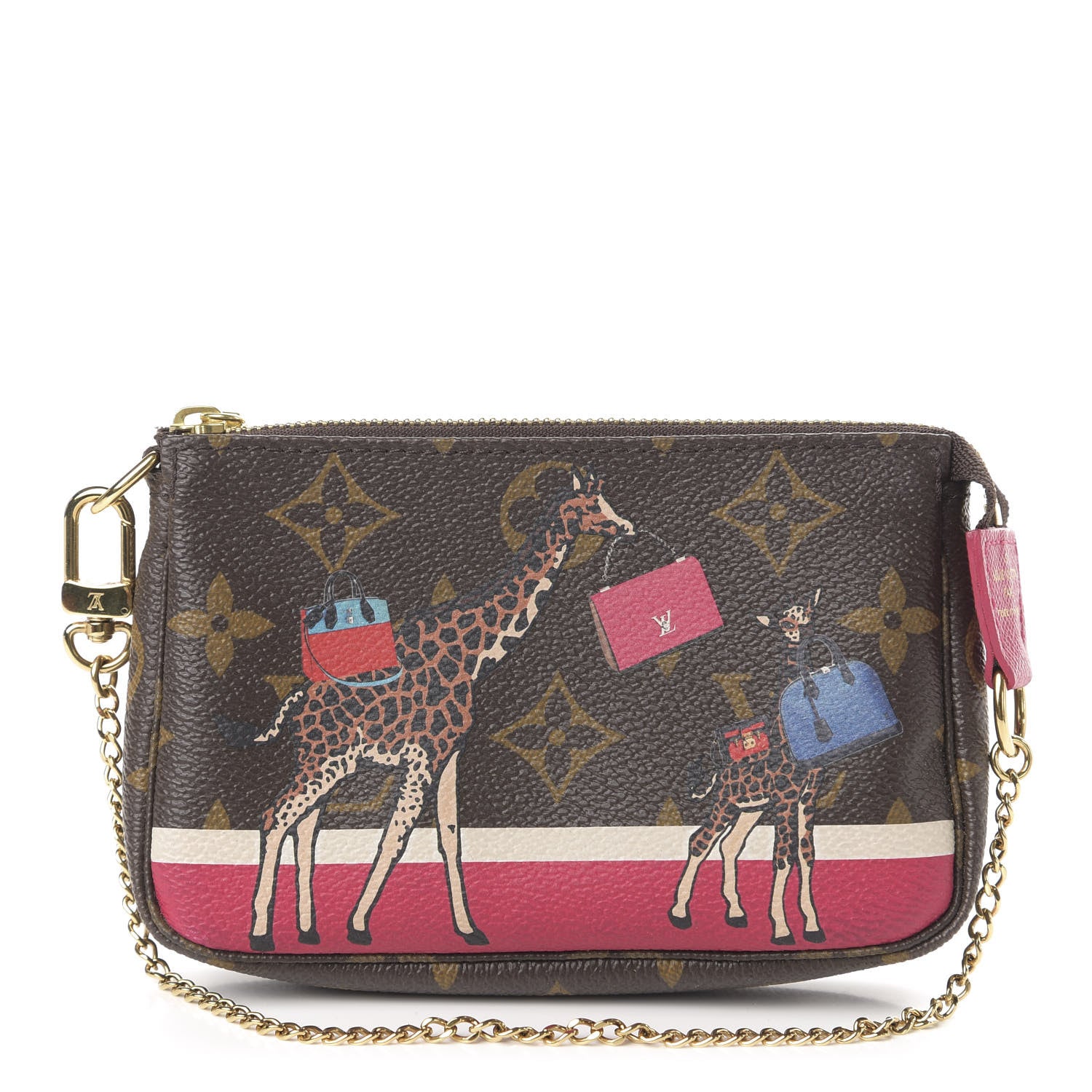 Louis Vuitton Monogram 2017 Christmas Animation Mini Pochette Accessories 1 of 7
