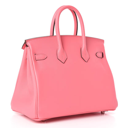 Hermes Swift Birkin 25 Rose Azalee 3 of 34