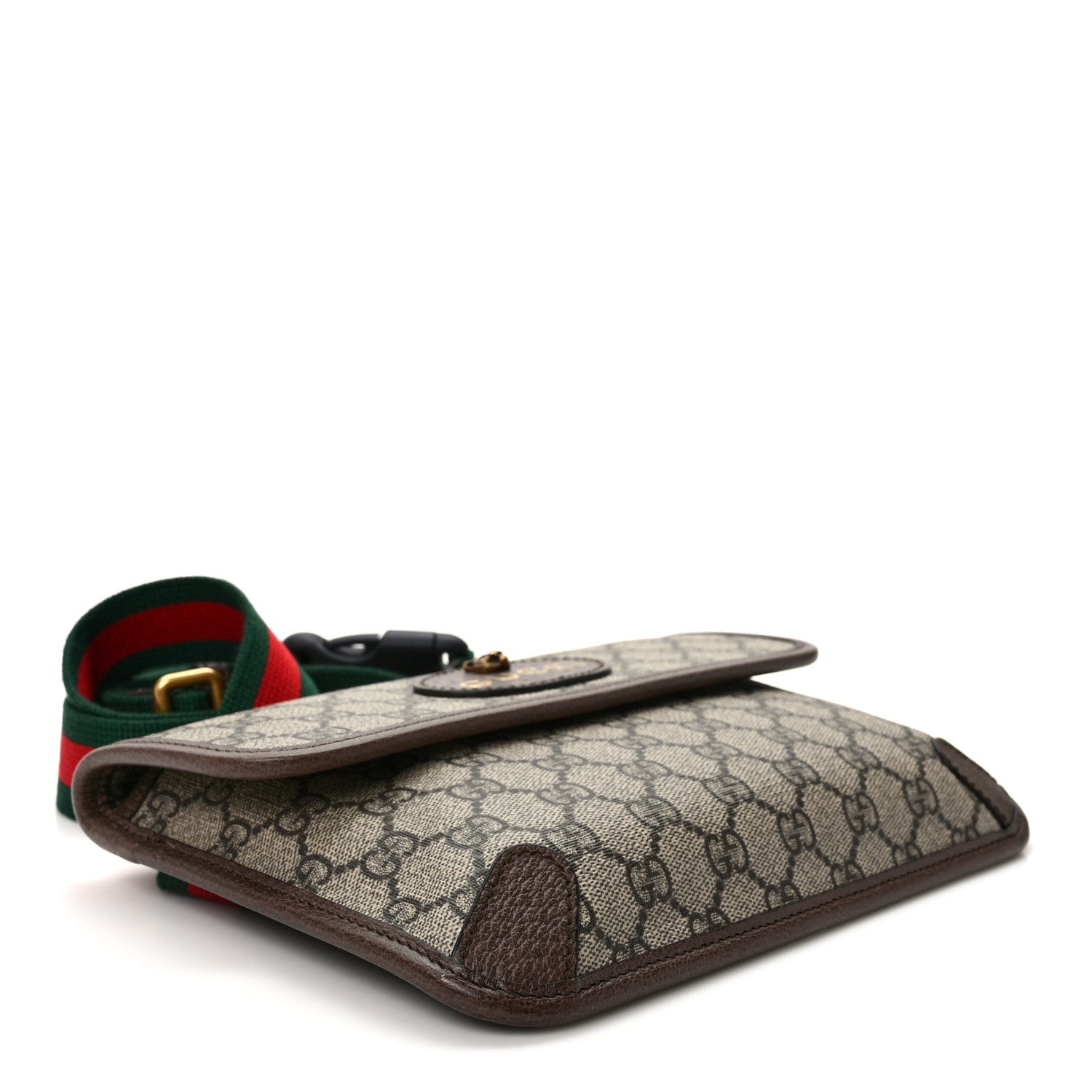 Gucci GG Supreme Monogram Neo Vintage Web Belt Bag Brown 4 of 8