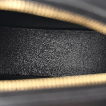 Celine Smooth Calfskin Cuir Triomphe Oval Bag Black 5 of 10