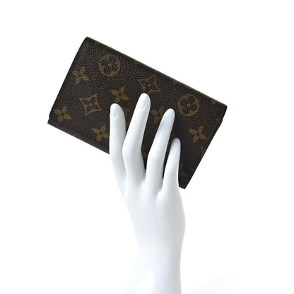 Louis Vuitton Monogram Porte-Monnaie Tresor Wallet 2 of 6