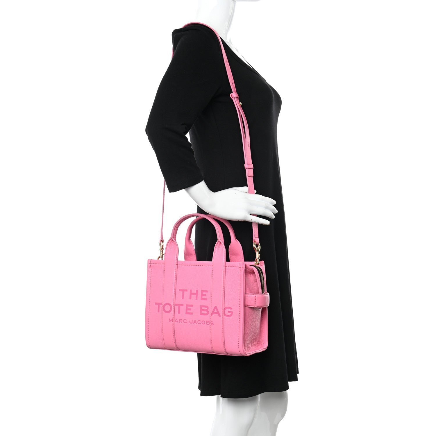 Marc Jacobs Grained Calfskin Small The Tote Bag Morning Glory 2 of 18