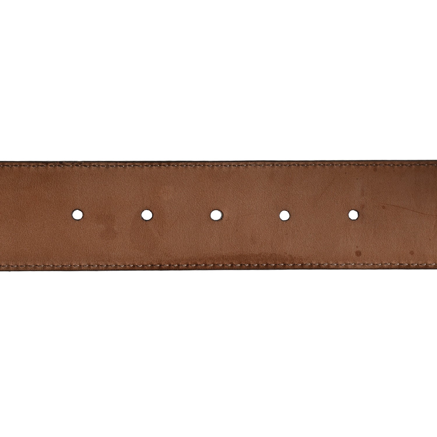 Gucci Guccissima Signature Interlocking G 40mm Belt 90 36 Black Navy 5 of 7
