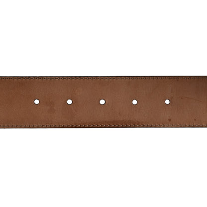 Gucci Guccissima Signature Interlocking G 40mm Belt 90 36 Black Navy 5 of 7