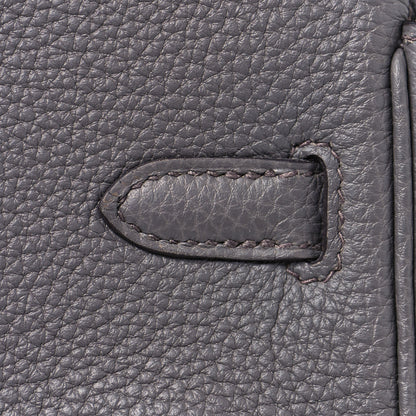 Hermes Togo Birkin 25 Etain 11 of 34