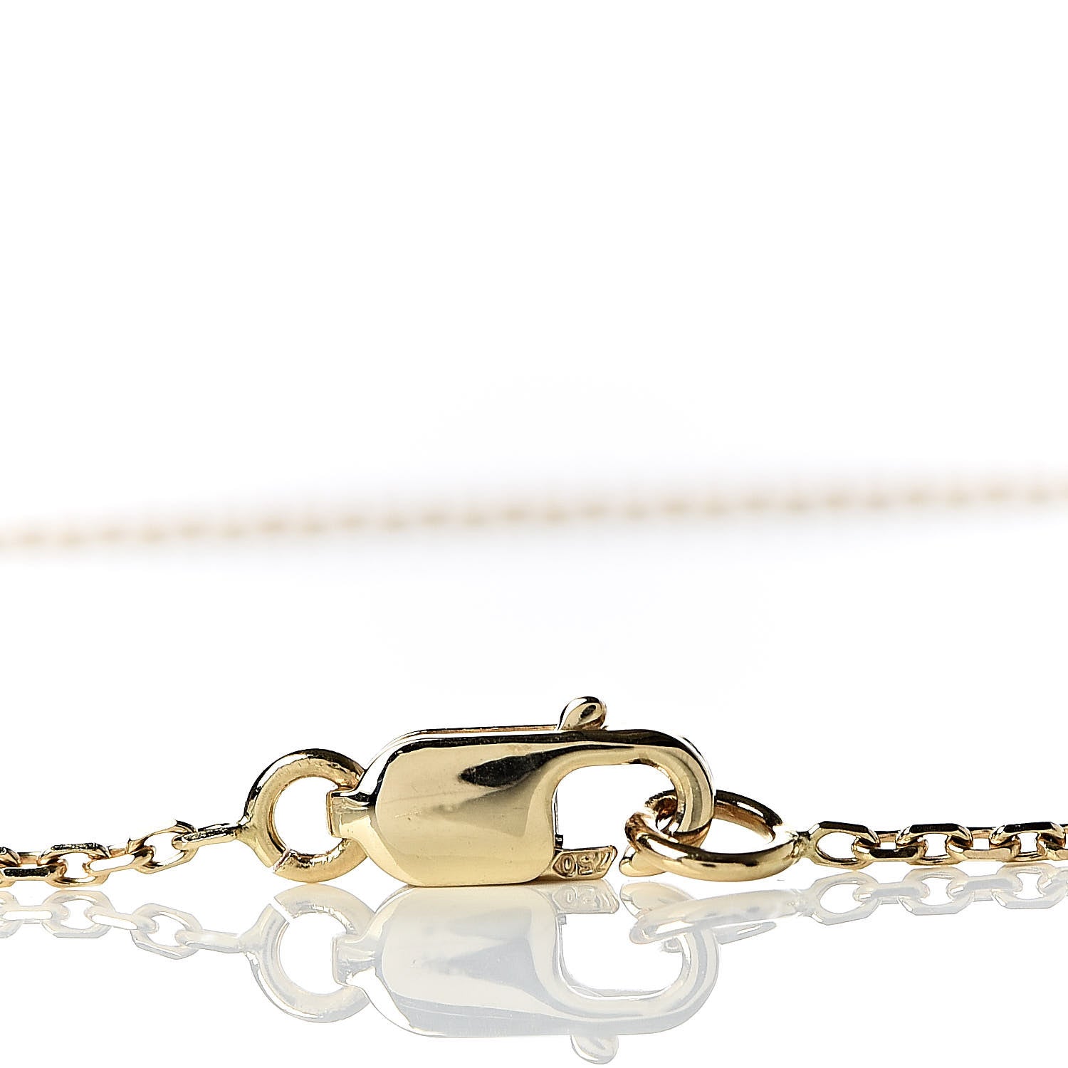 Van Cleef & Arpels 18K Yellow Gold Mother of Pearl Sweet Alhambra Butterfly Pendant Necklace 4 of 8