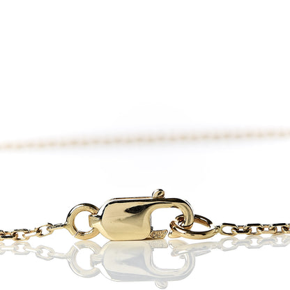 Van Cleef & Arpels 18K Yellow Gold Mother of Pearl Sweet Alhambra Butterfly Pendant Necklace 4 of 8