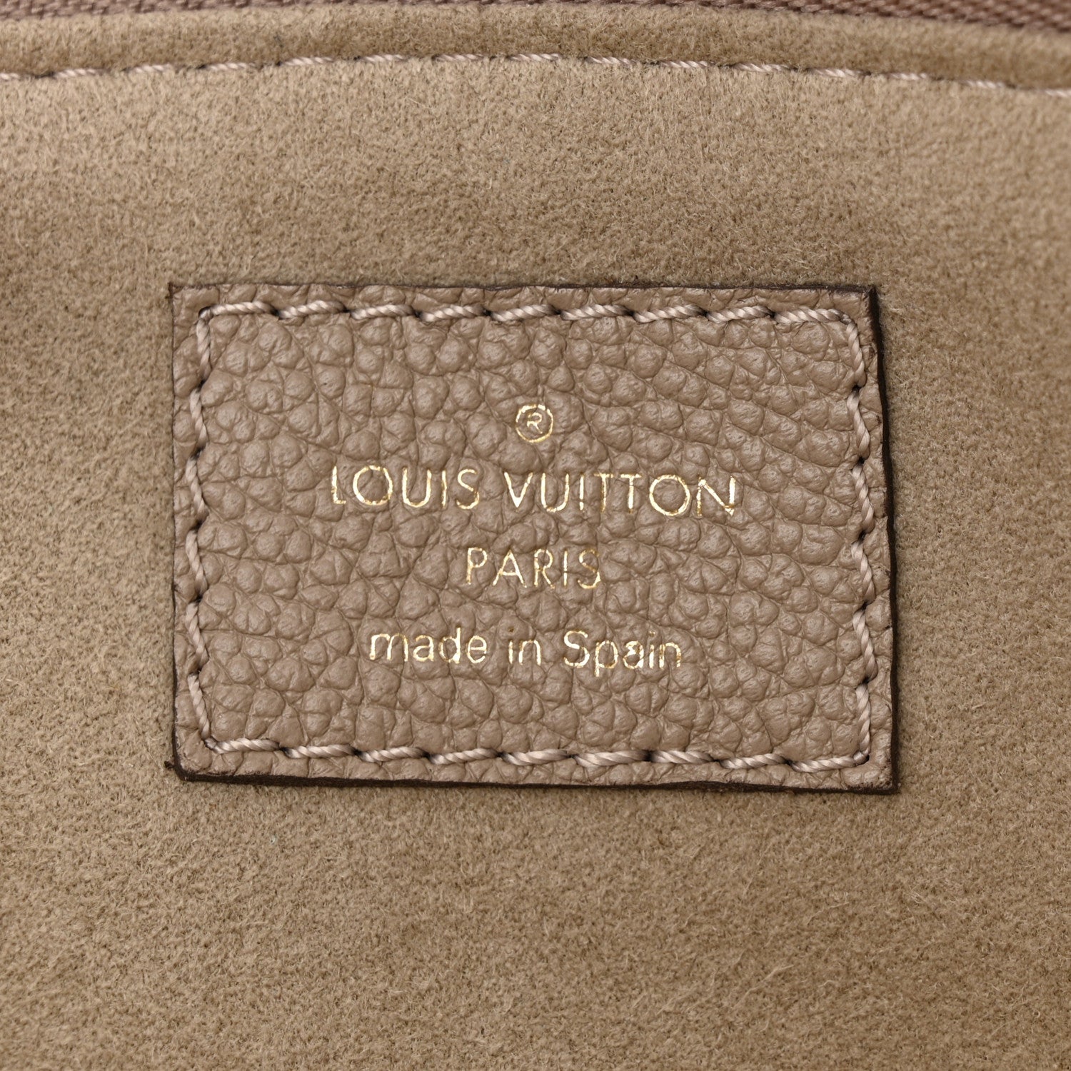 Louis Vuitton Empreinte Monogram Giant Petit Palais Tourterelle Creme 7 of 10