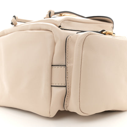 Chloe Shiny Calfskin Camera Bucket Bag Sweet Beige 10 of 11
