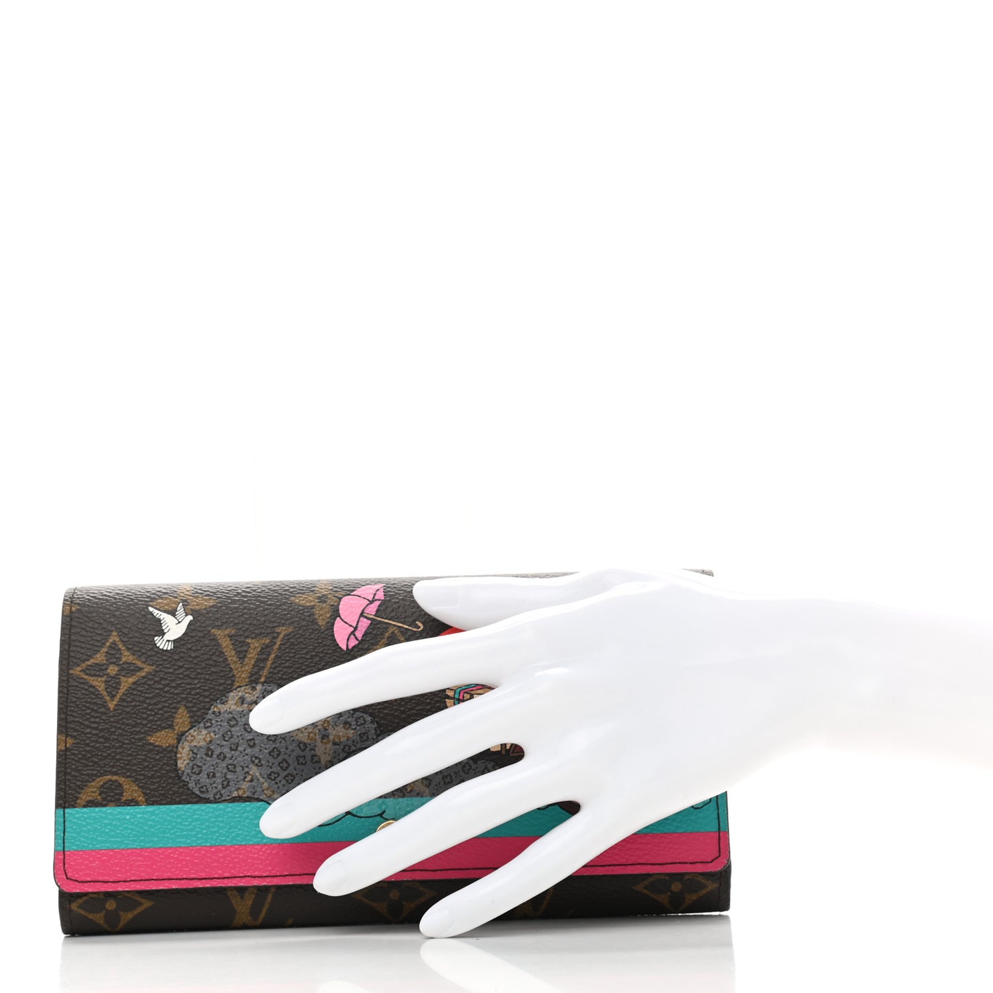 Monogram 2015 Christmas Animation Sarah Wallet Hibiscus