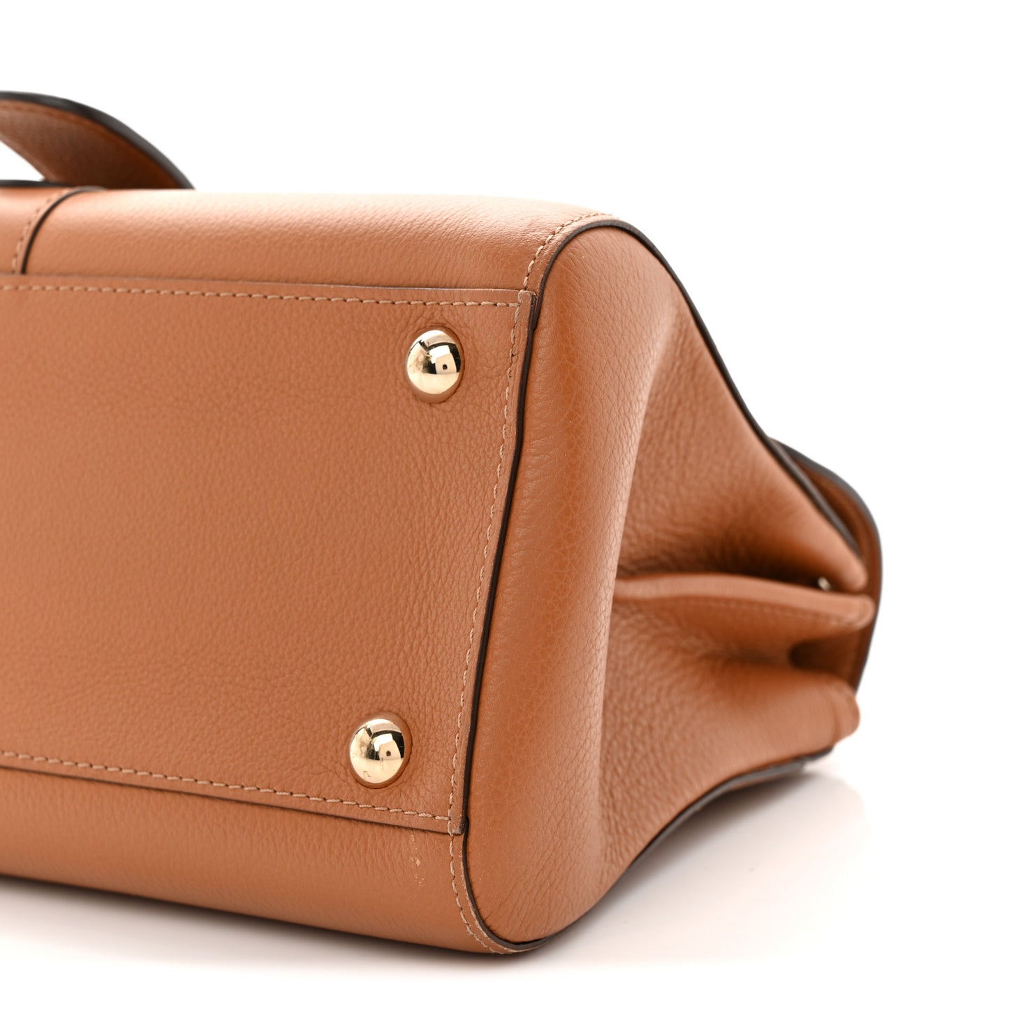 Calfskin Mini Brillant East West Satchel Natural