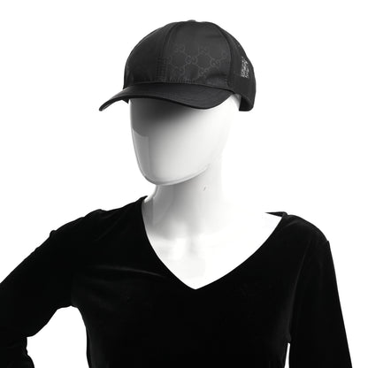 Gucci Nylon Monogram Baseball Hat M Black 2 of 9