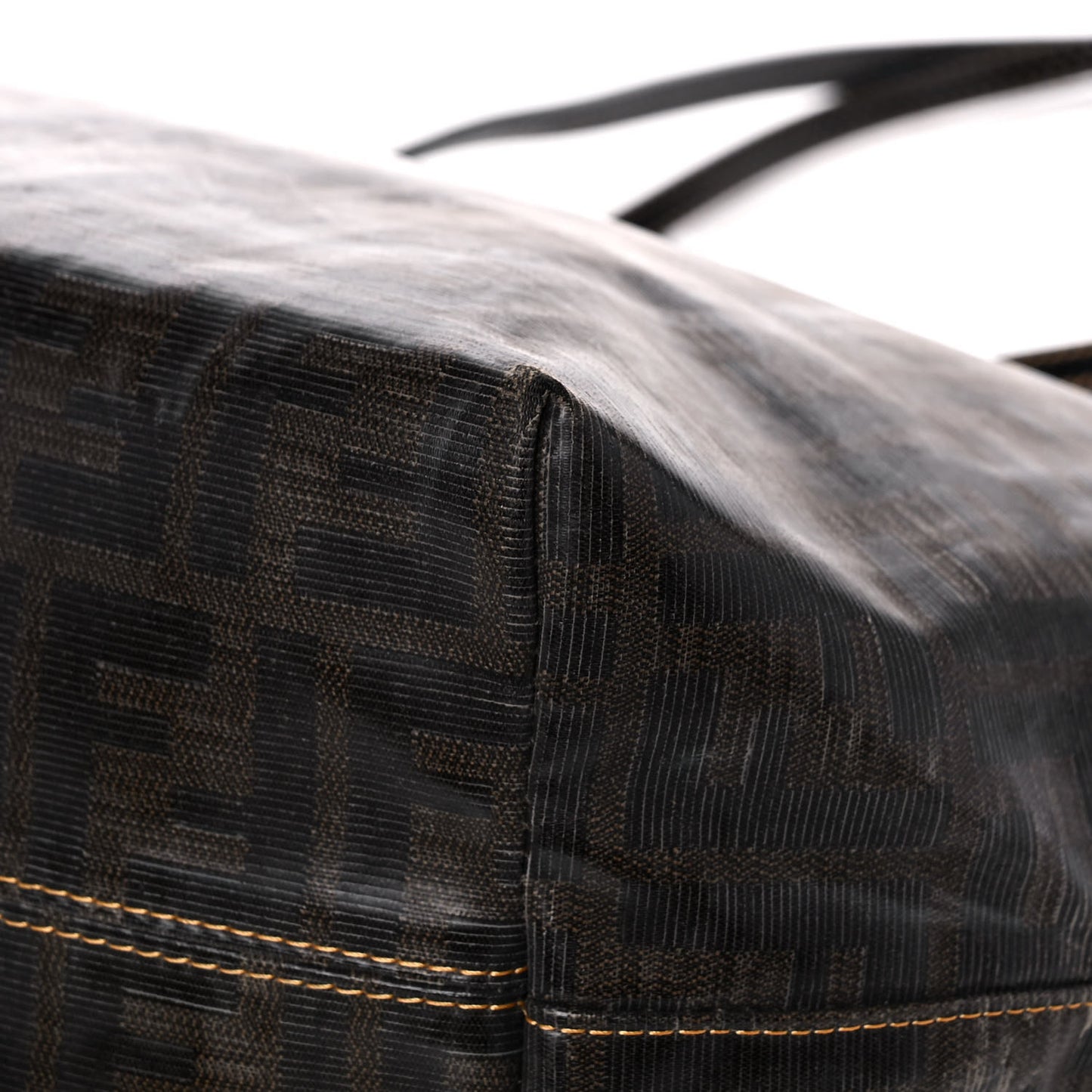 Zucca Spalmati Matrioska Roll Tote Tobacco Black