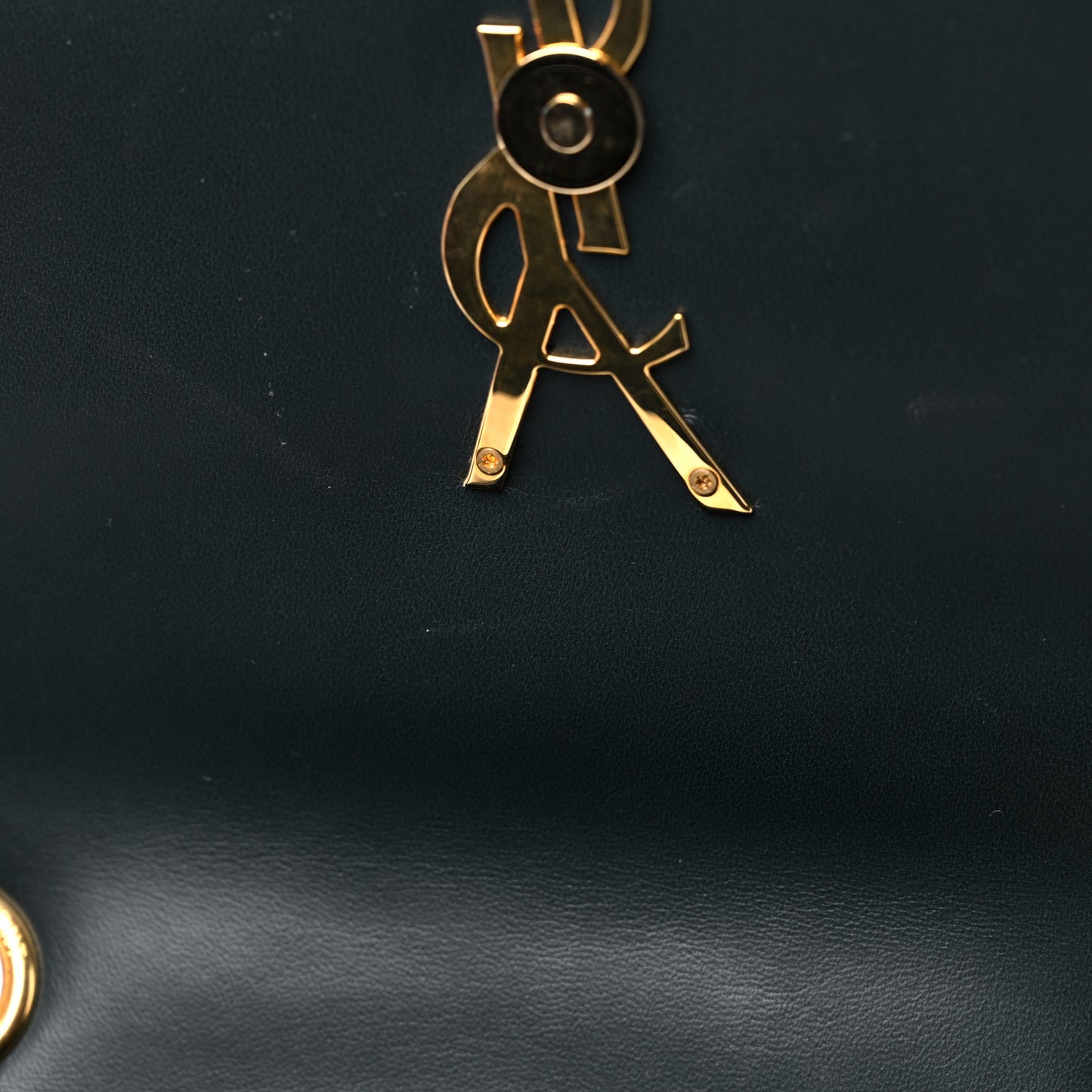 Lambskin Matelasse Monogram Medium Vicky Chain Bag Algae