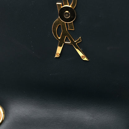 Saint Laurent Lambskin Matelasse Monogram Medium Vicky Chain Bag Algae 10 of 10