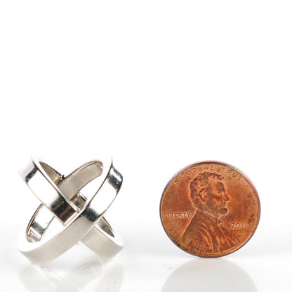 Hermes Cosmos Scarf Ring Silver 3 of 6