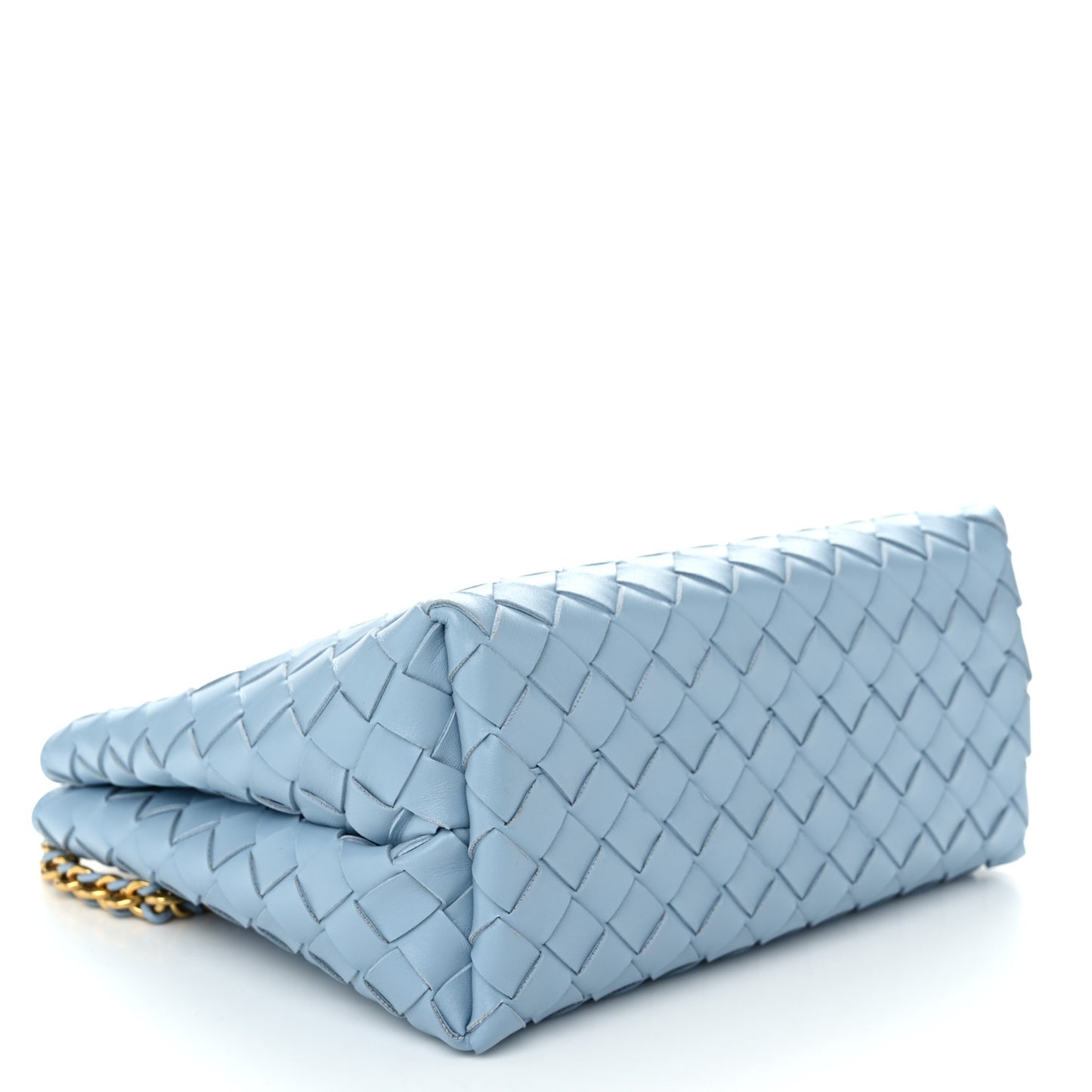 Nappa Intrecciato Small Andiamo Shoulder Bag Ice