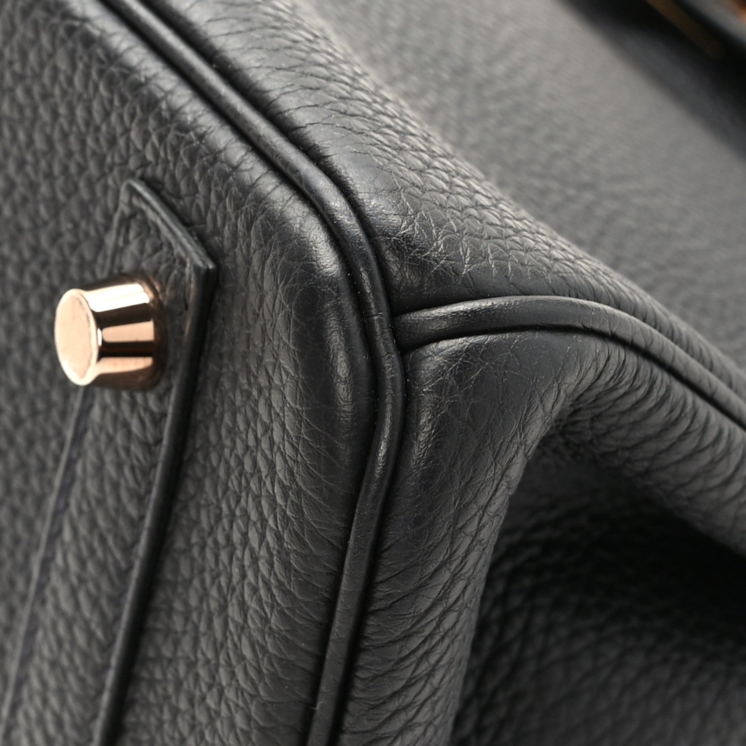 Hermes Togo Shiny Niloticus Crocodile Birkin Touch 30 Black 9 of 11