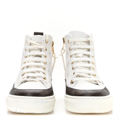 Louis Vuitton Mahina Stellar Sneaker Boots 35 White 3 of 8