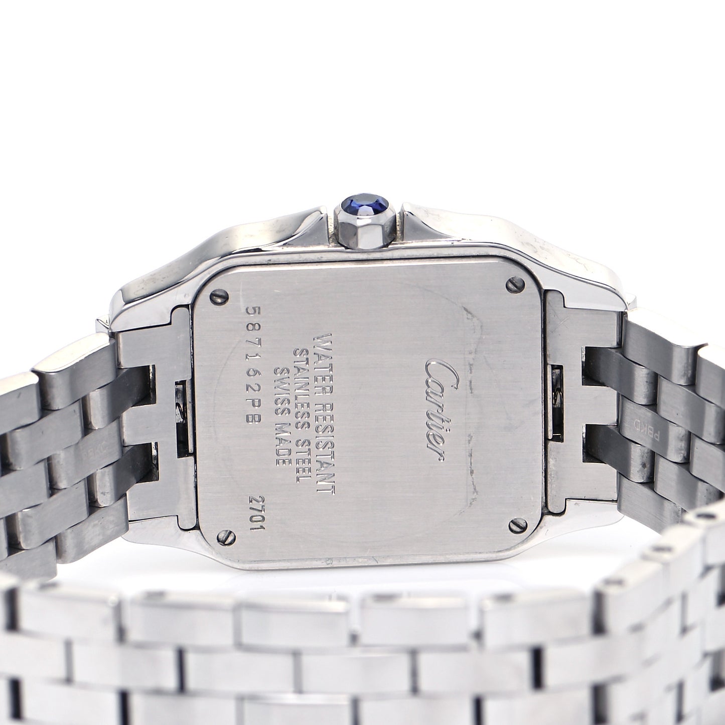 Stainless Steel 26mm Santos Demoiselle Quartz Watch