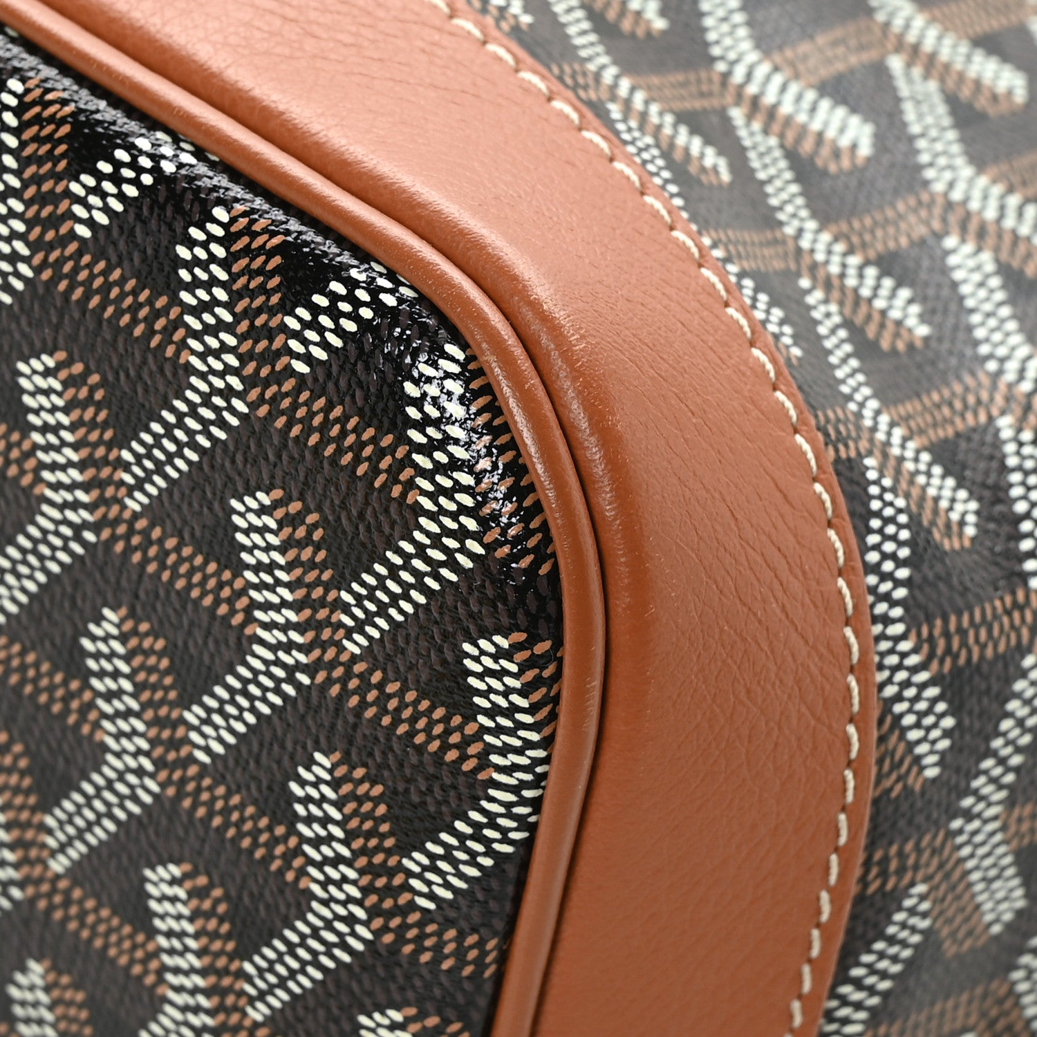 Goyard Goyardine Petit Flot Bucket Bag PM Black Gold 8 of 10