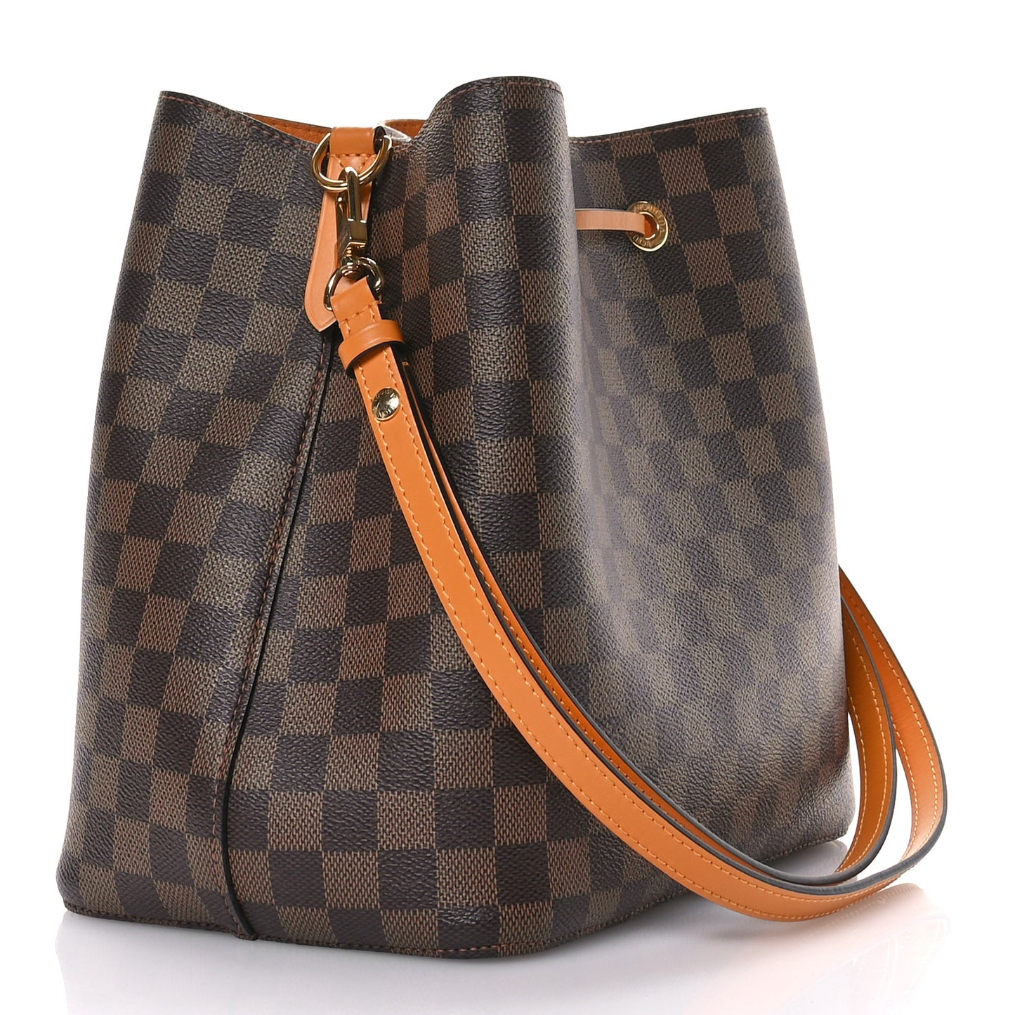 Damier Ebene Neonoe MM Safran