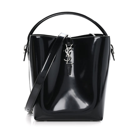Saint Laurent Patent Calfskin Le 37 Bucket Bag Black 1 of 11