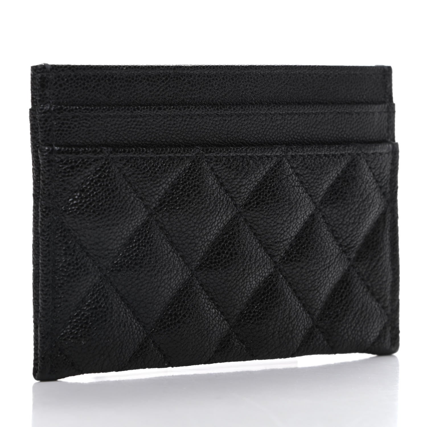 Chanel Caviar Quilted Boy Card Holder Black 3 of 8