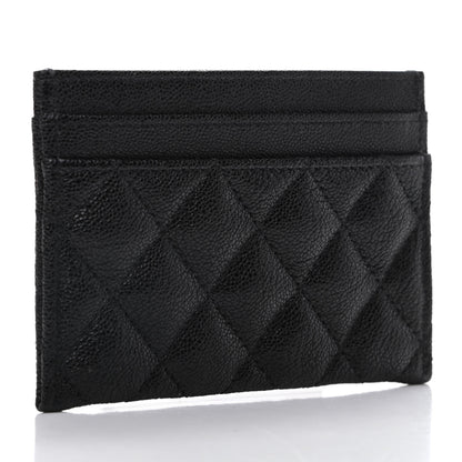 Chanel Caviar Quilted Boy Card Holder Black 3 of 8