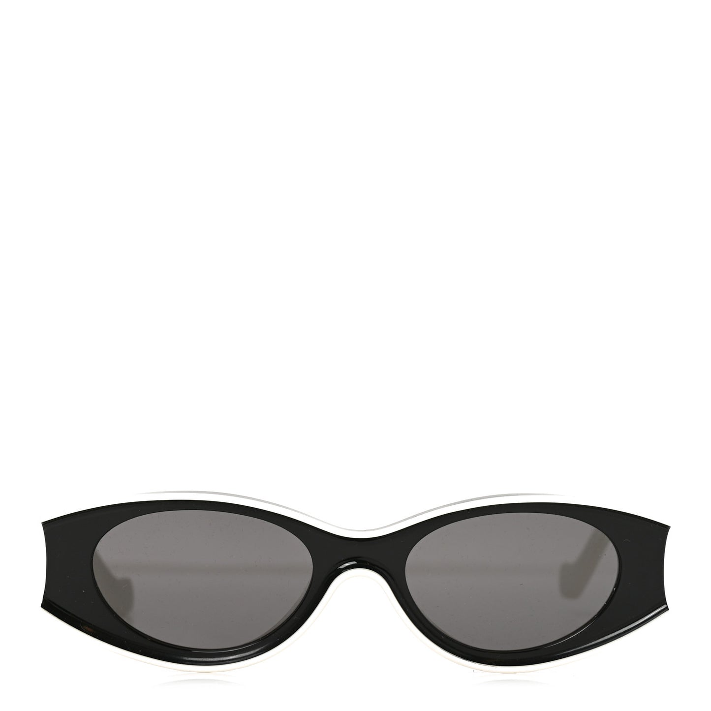 Acetate LW40046U Sunglasses Black White