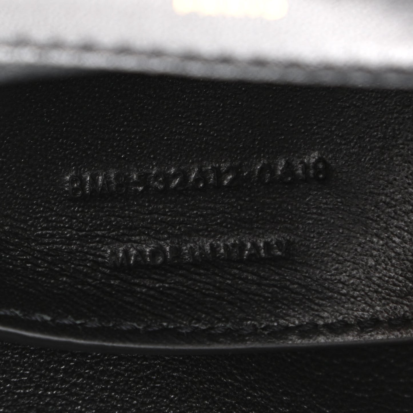 Patent Calfskin Matelasse Monogram Medium Vicky Chain Bag Black