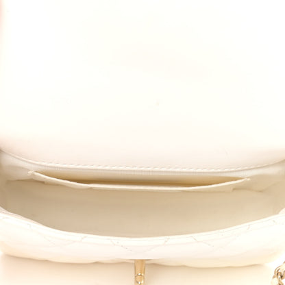 Chanel Lambskin Quilted Mini My Precious Flap White 5 of 17