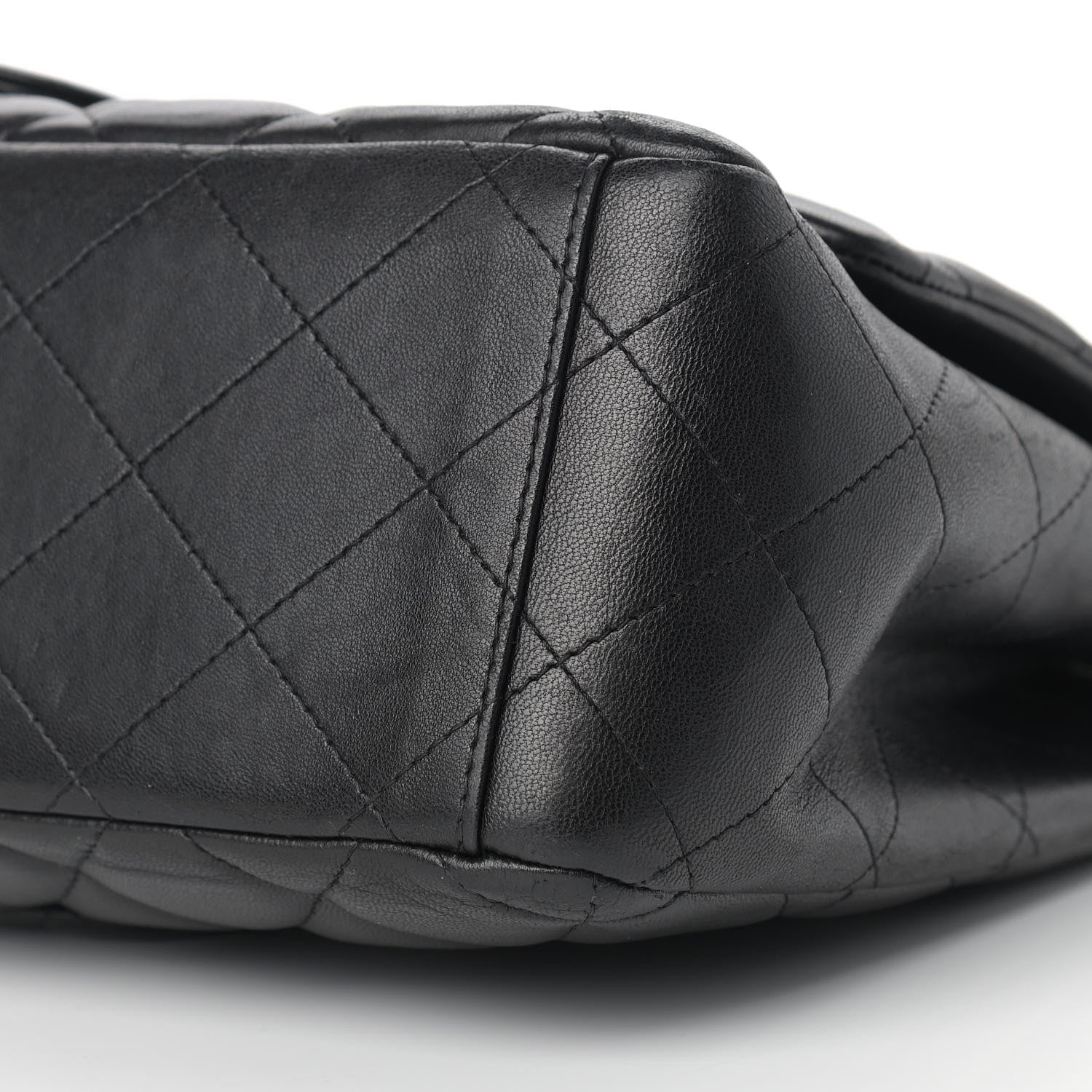 Chanel Lambskin Quilted Maxi Single Flap Black 8 of 10