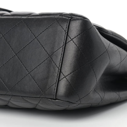Chanel Lambskin Quilted Maxi Single Flap Black 8 of 10